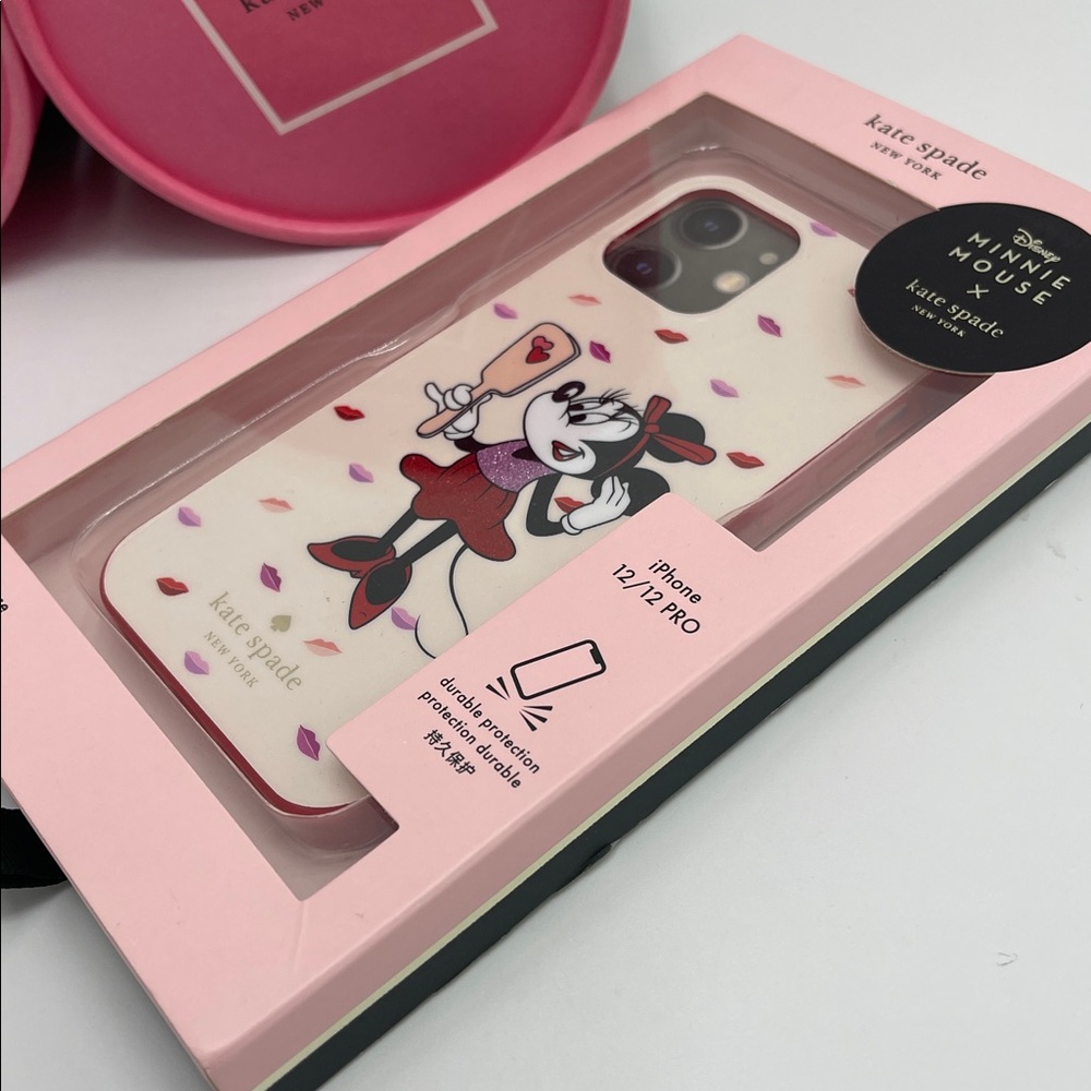 Kate Spade Minnie Mouse iPhone 12/12 Pro Case - Cream and Red - Picture 8 of 16